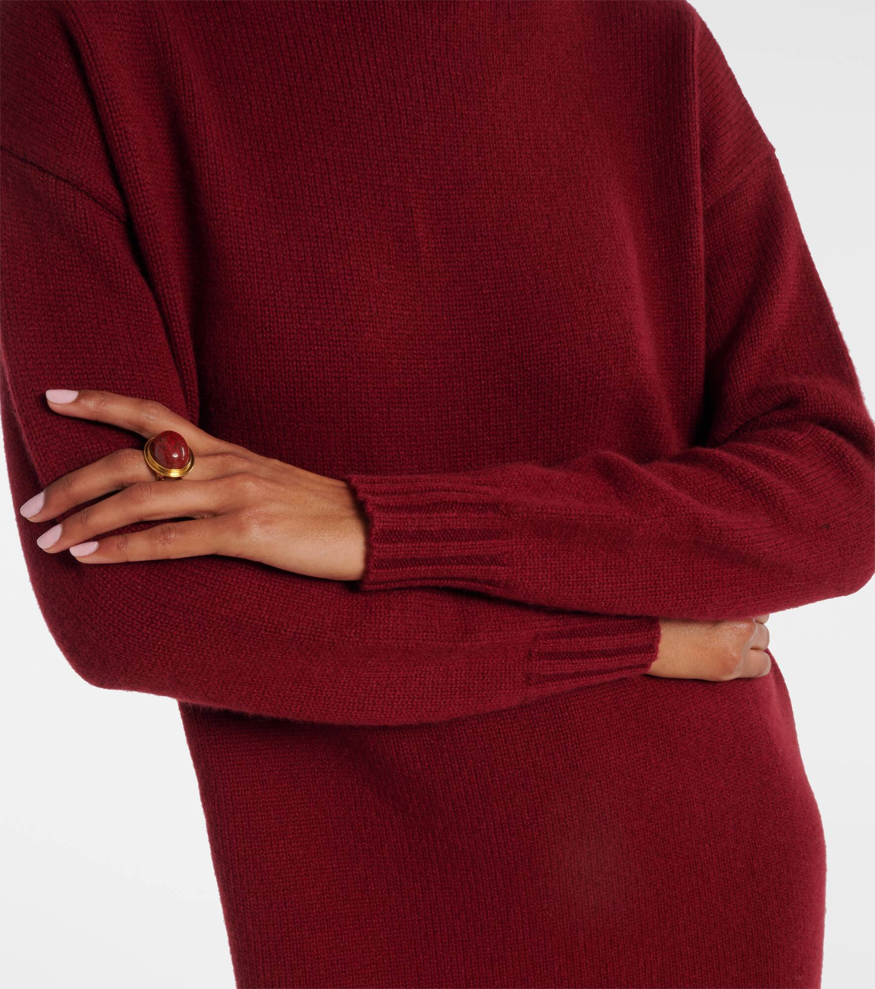 Summer cashmere sweater dress - 5