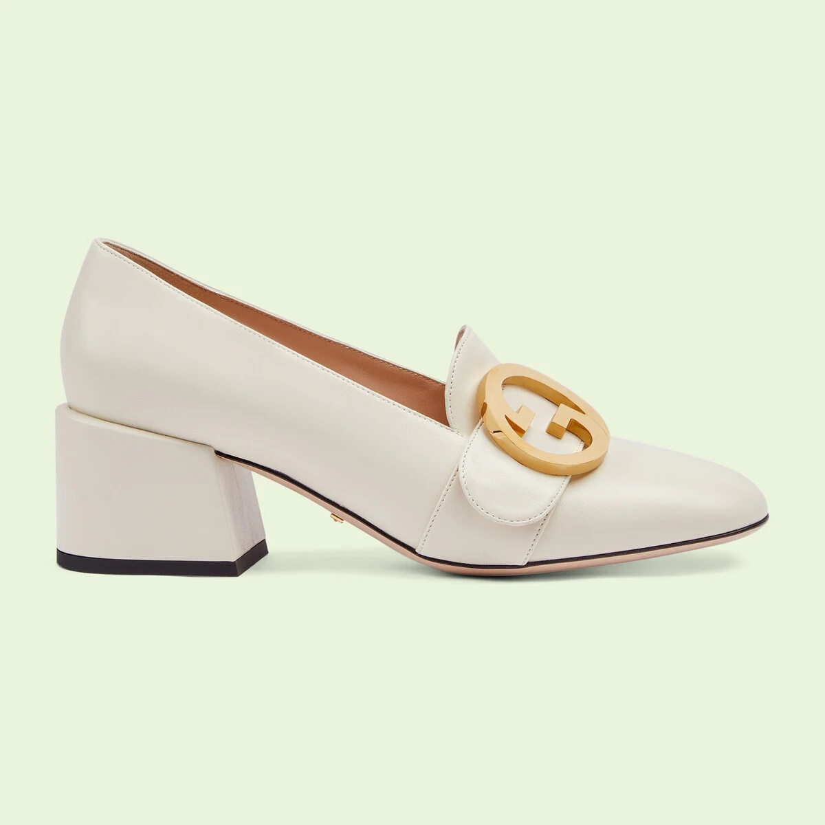 Gucci Blonde women's mid-heel pump - 1