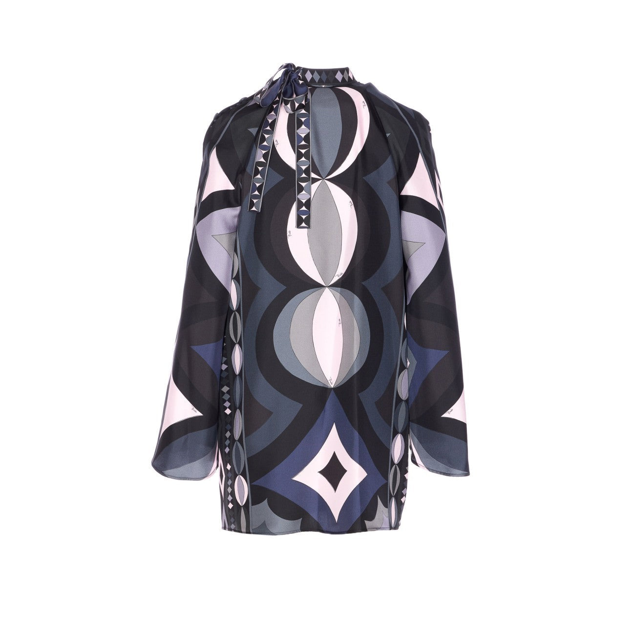 Emilio Pucci Women Silk Dress Pesci Print - 2
