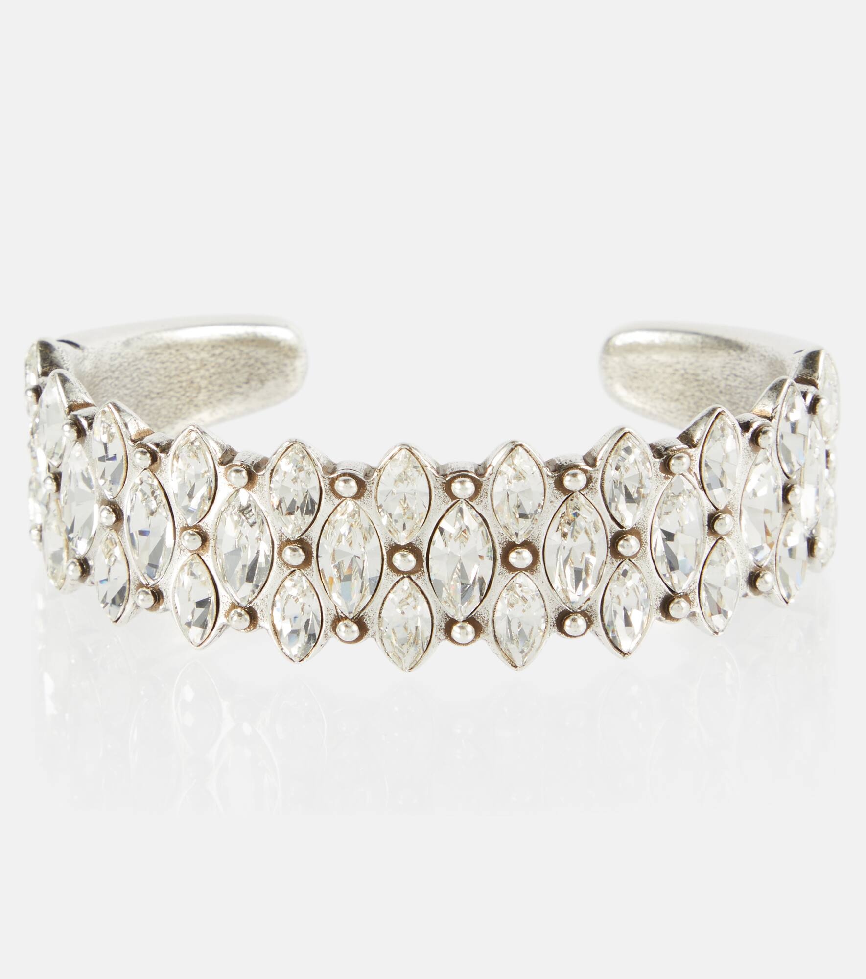 Celenia crystal-embellished cuff bracelet - 1