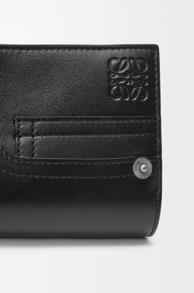 Panta compact wallet in shiny calfskin 5
