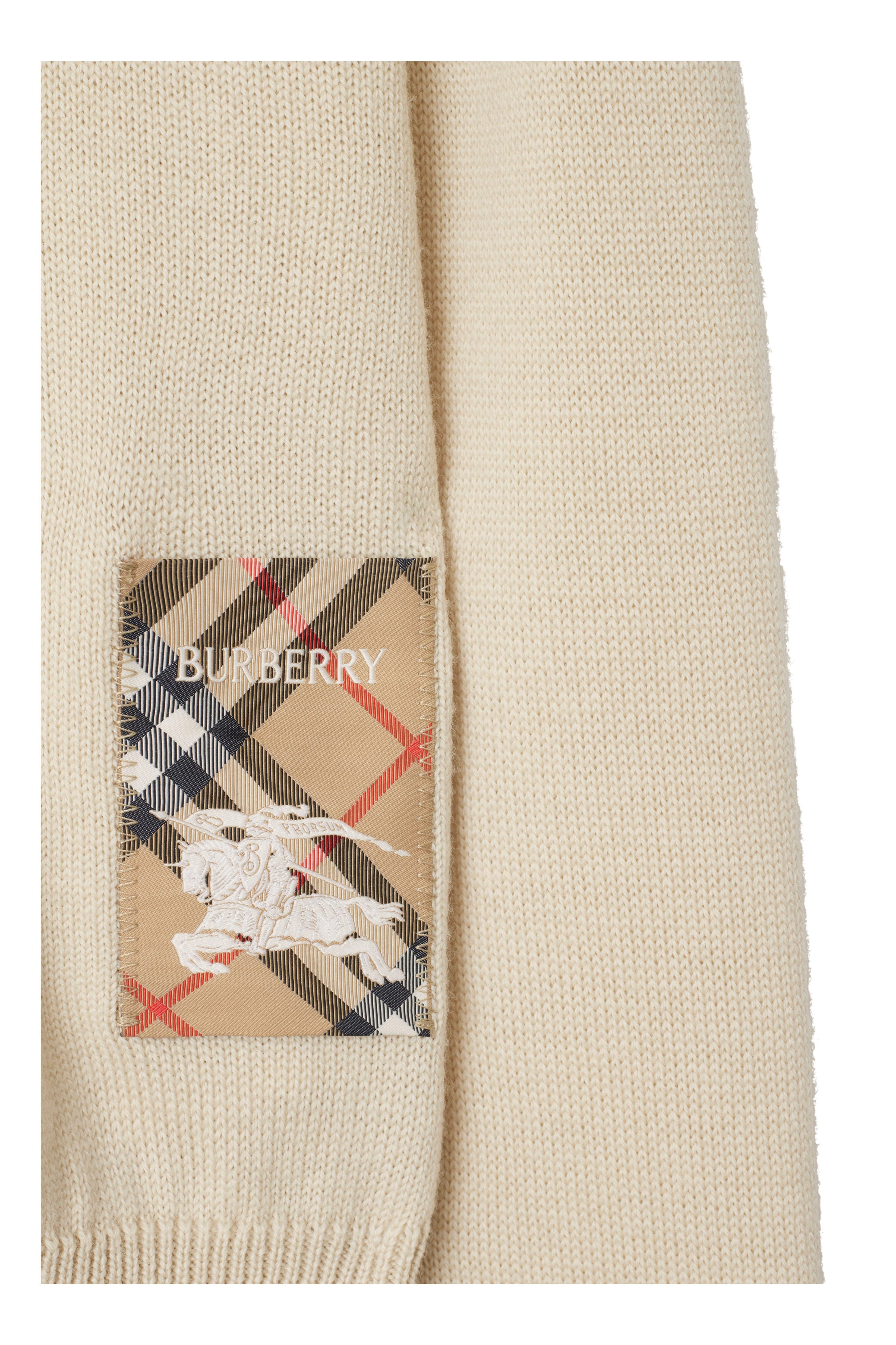 burberry Check Label Wool Sweater in Nutmeg at Nordstrom - 2