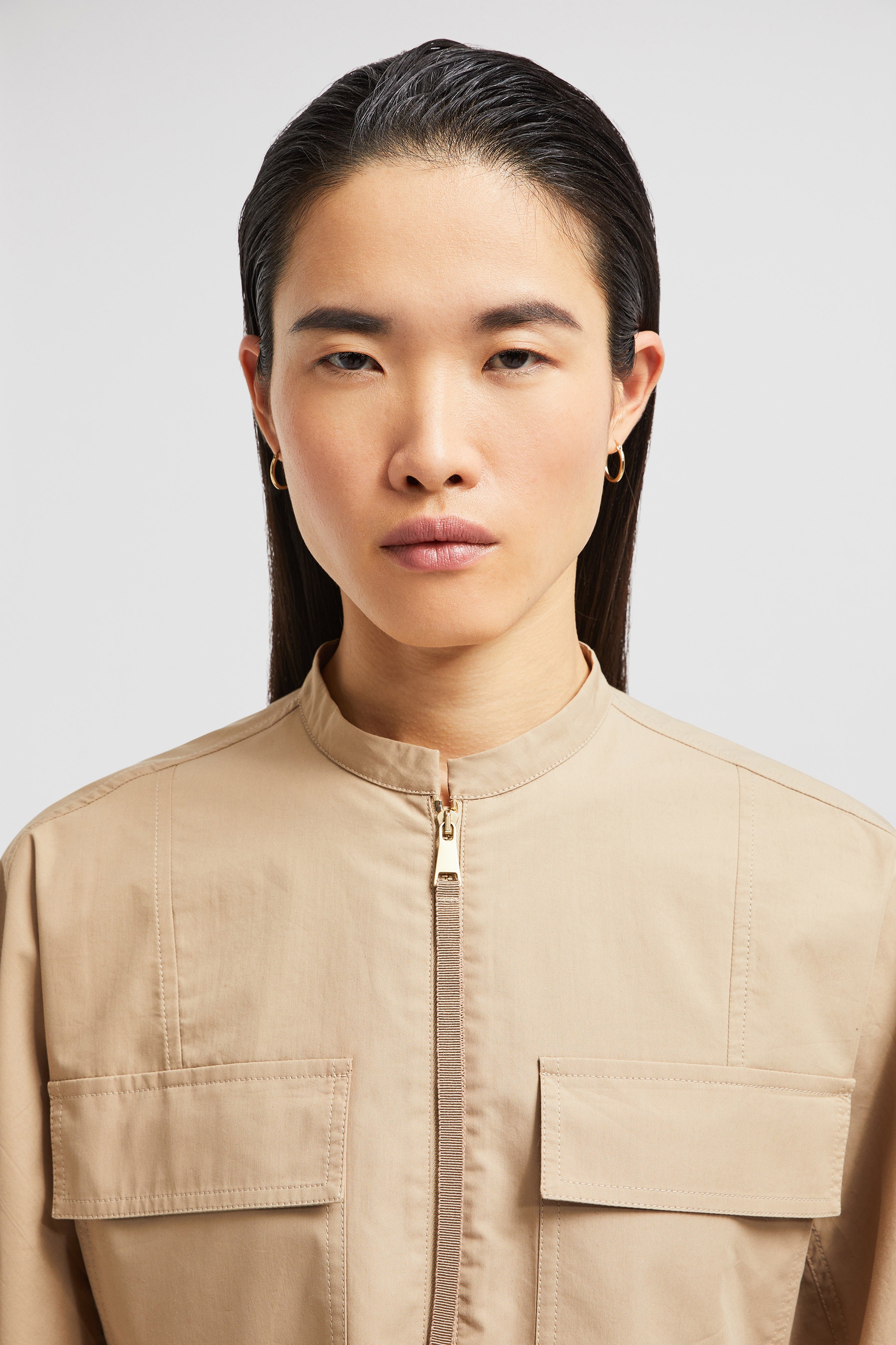 Belted Poplin Midi Dress - 7