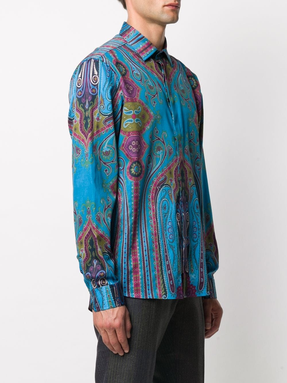 paisley-print shirt - 3