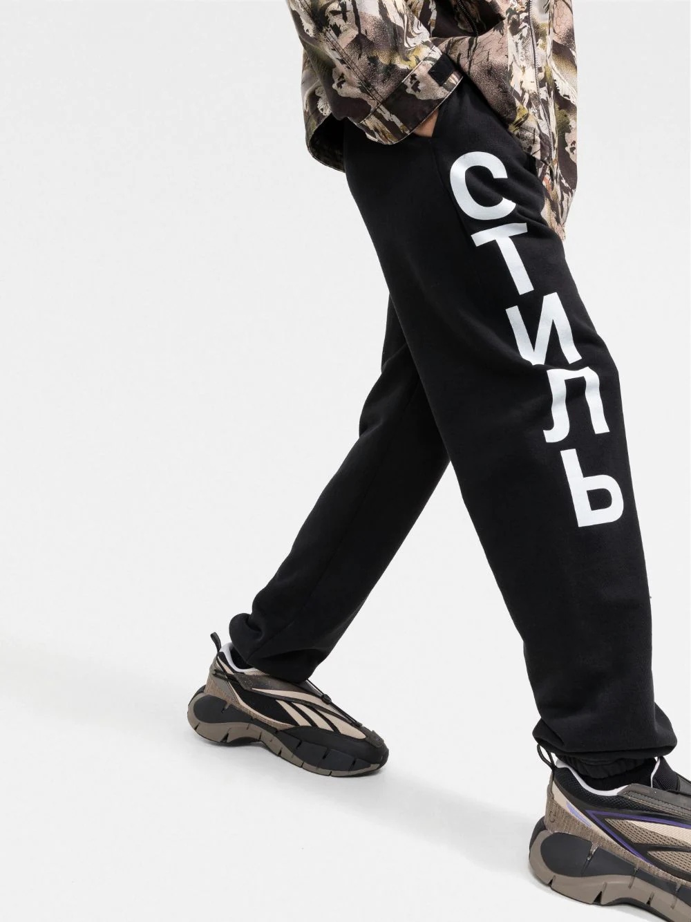 СТИЛЬ-logo track pants - 3