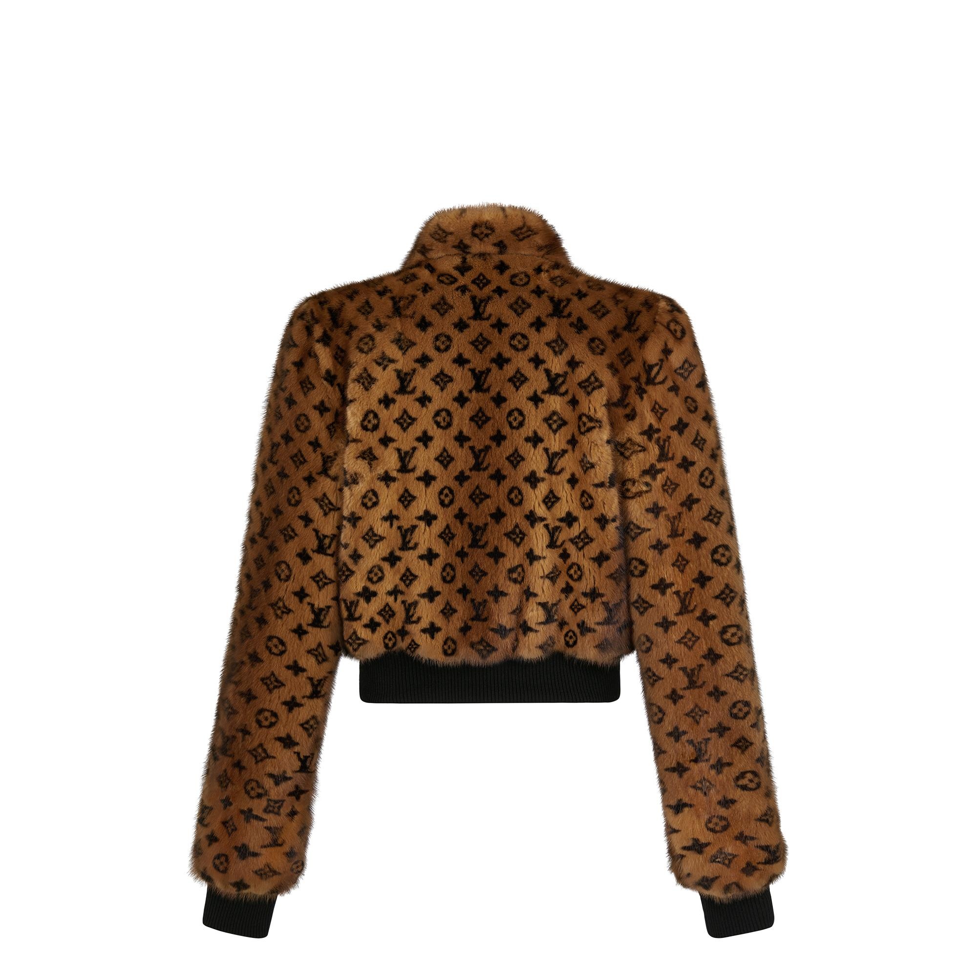 Monogram Mink Bomber Jacket  - 3