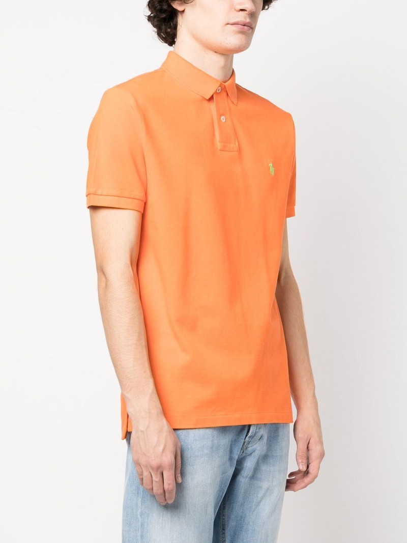 embroidered-logo polo shirt 3