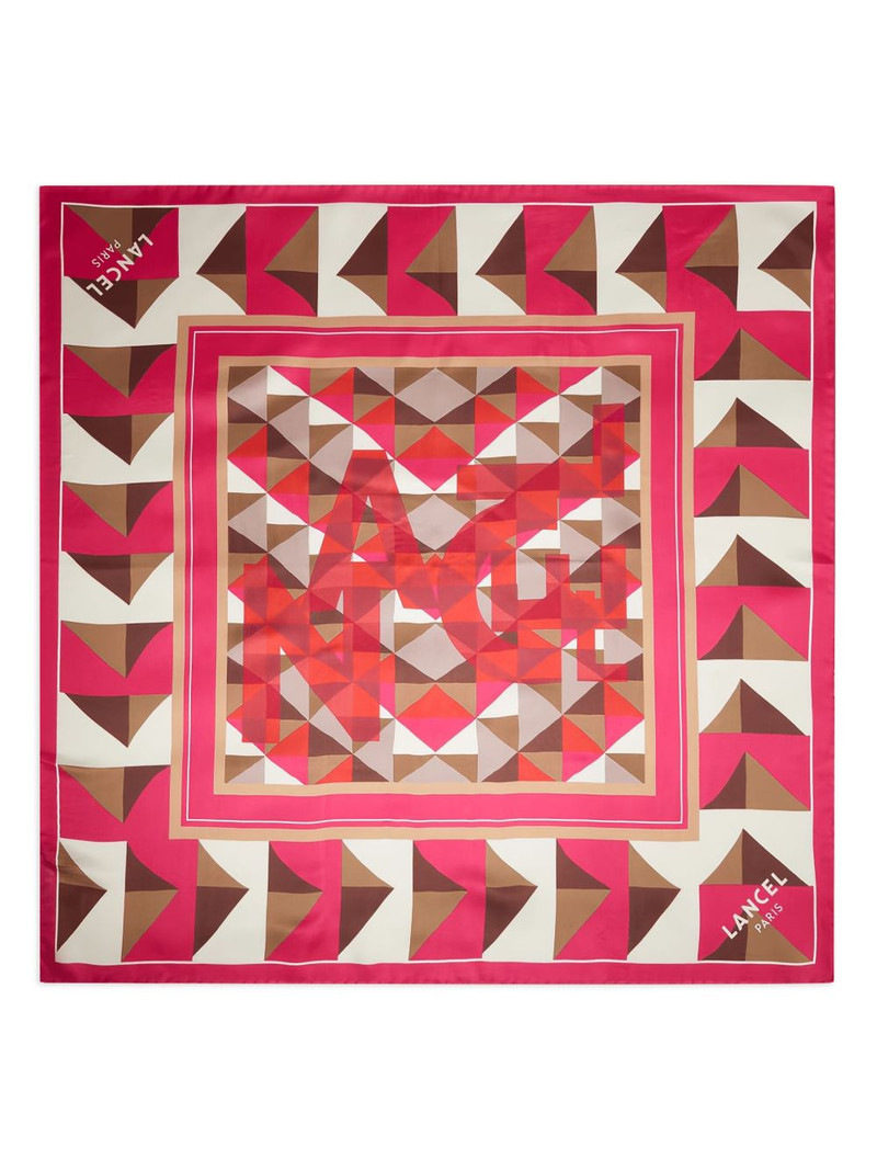 Labyrinth silk scarf 1