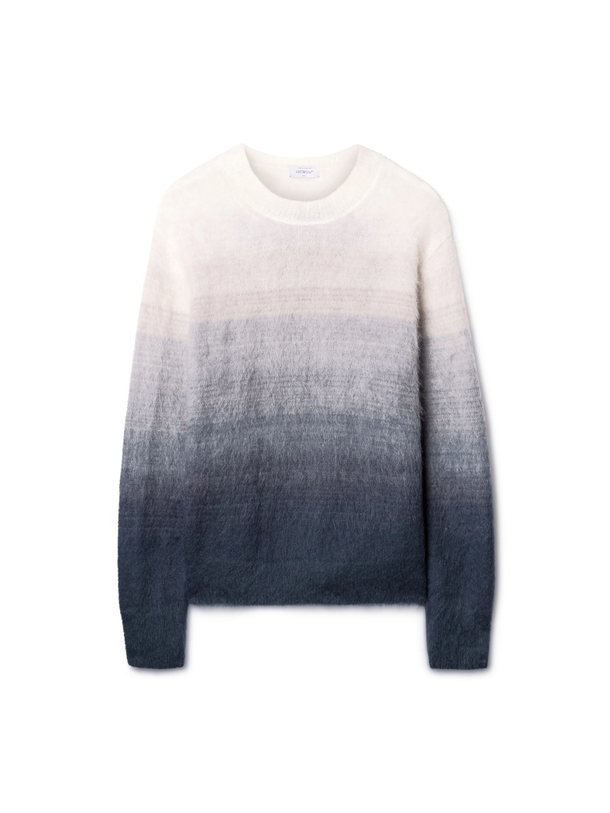 Mohair Arrow Gradient Knit Crewneck - 1