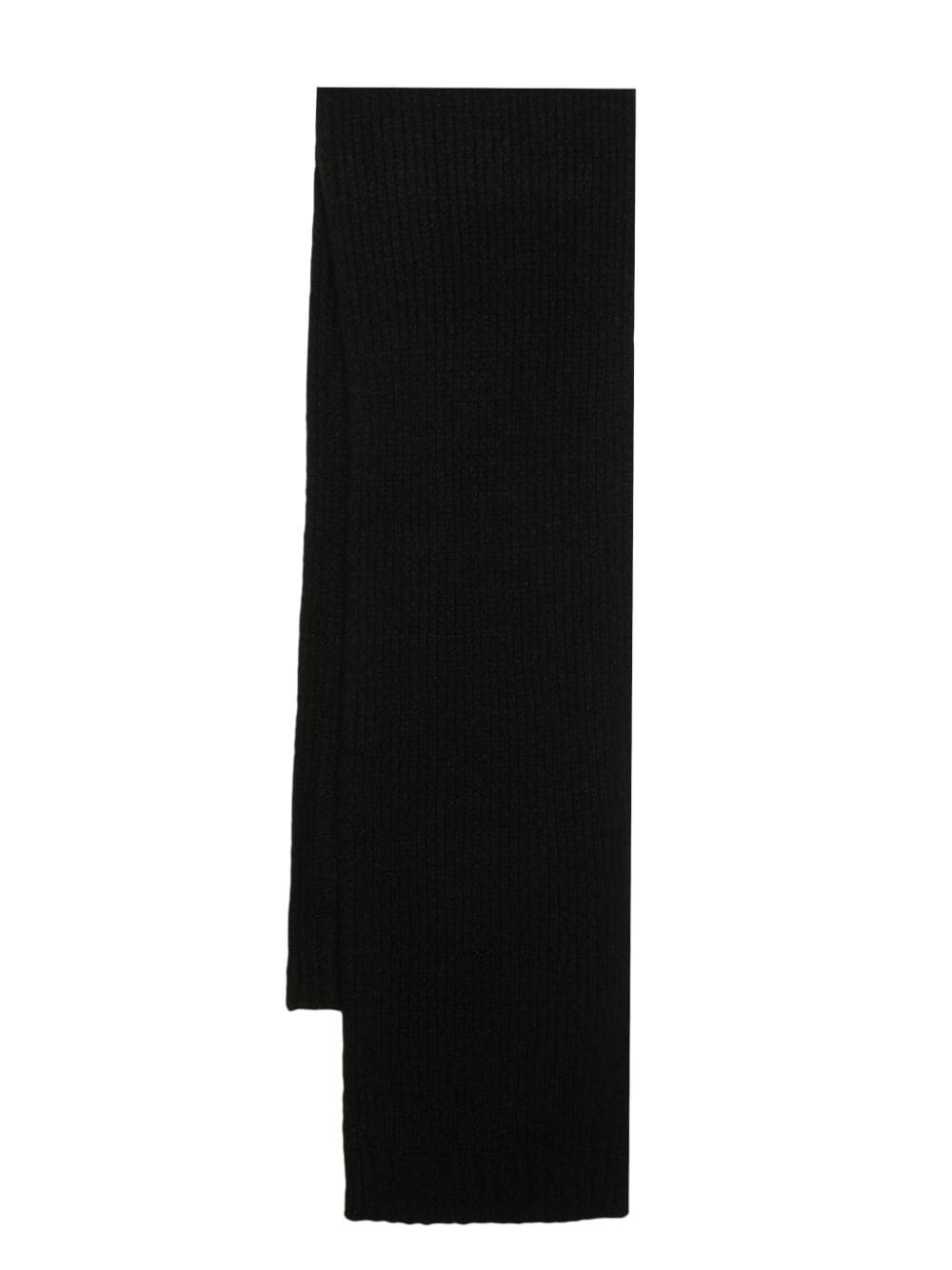 ribbed cashmere silk-blend scarf - 1