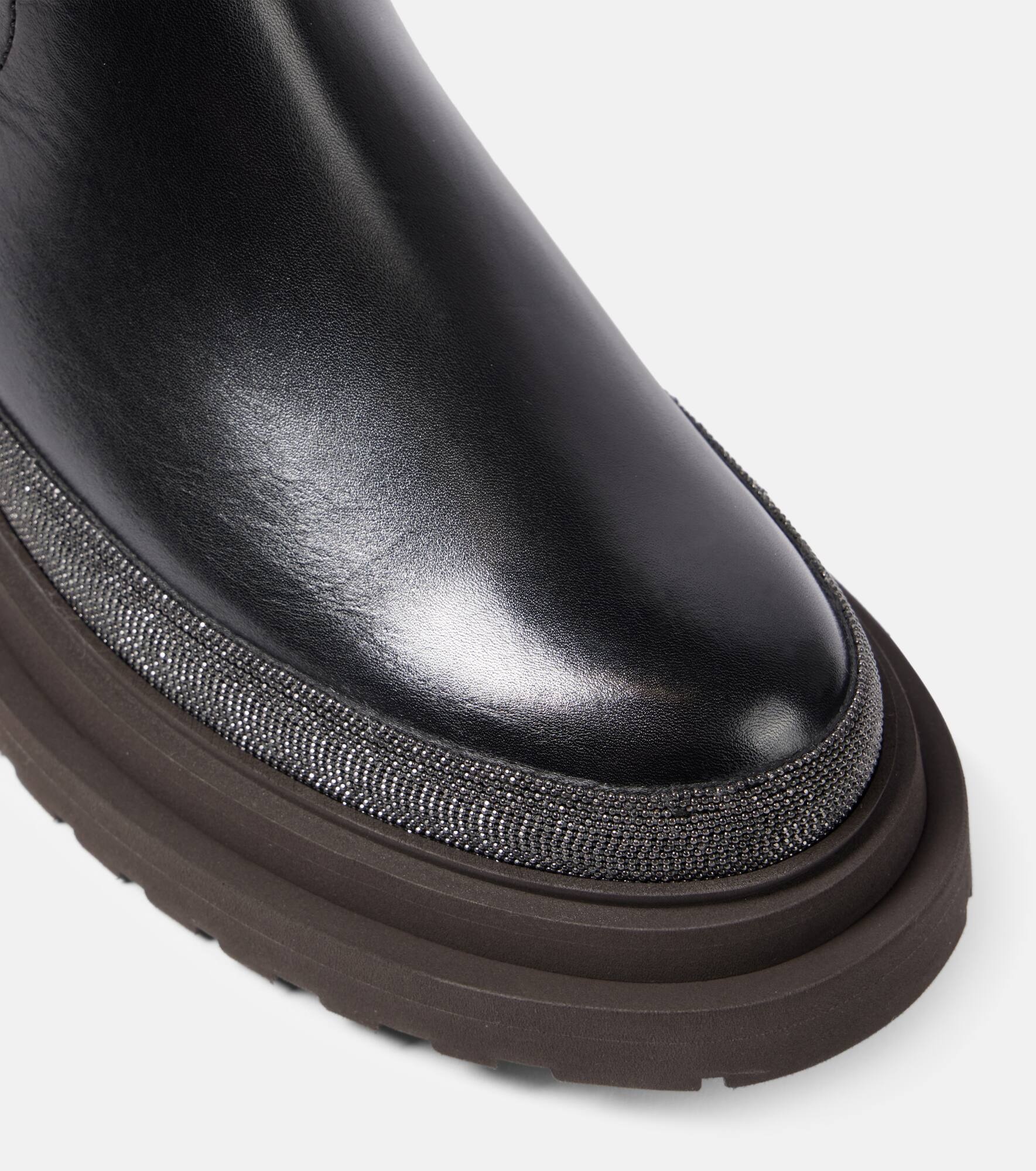 Leather Chelsea boots - 6