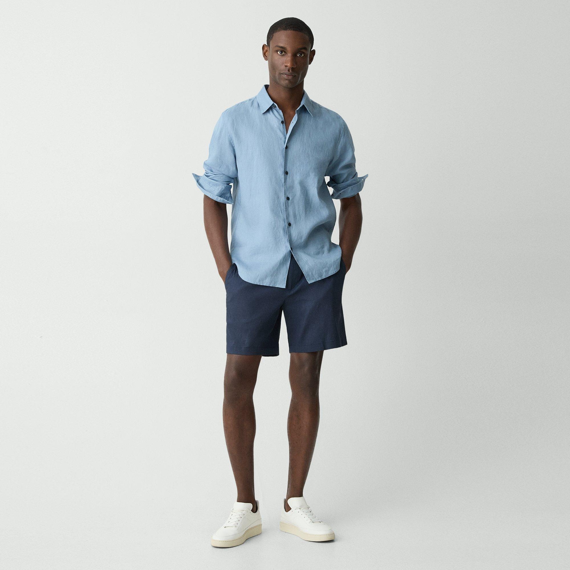 Curtis Drawstring Short in Good Linen - 2