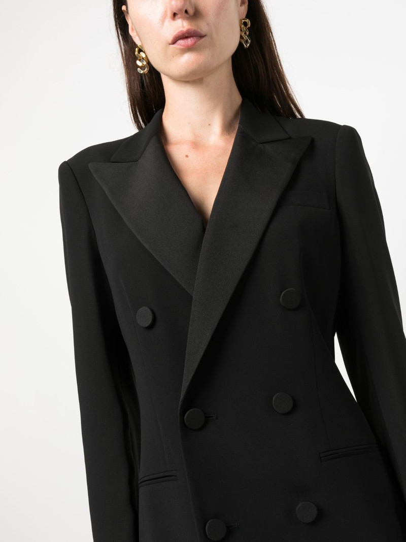 double-breasted suit maxi dress 5