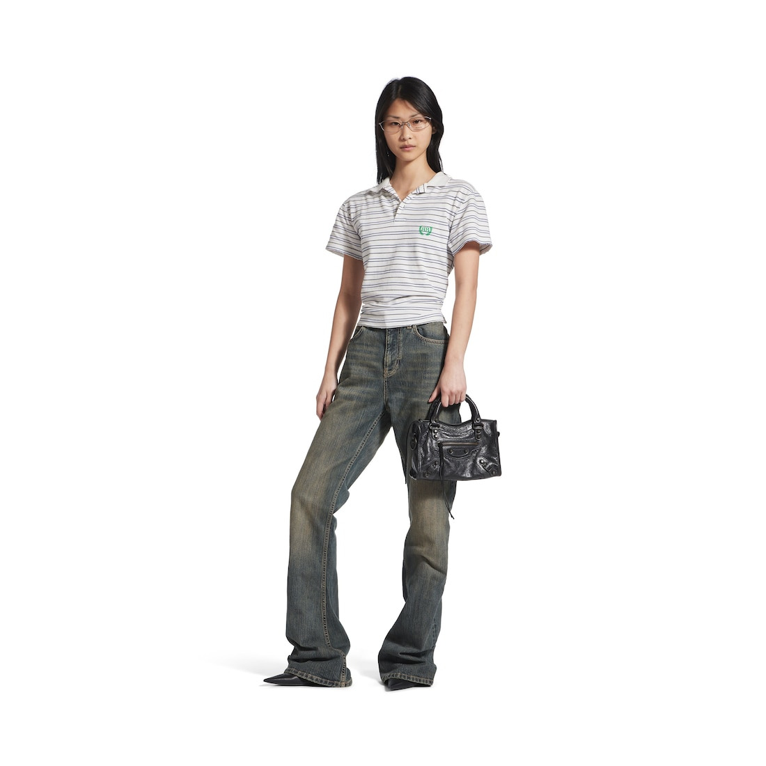 Bootcut Pants in Light Blue - 4