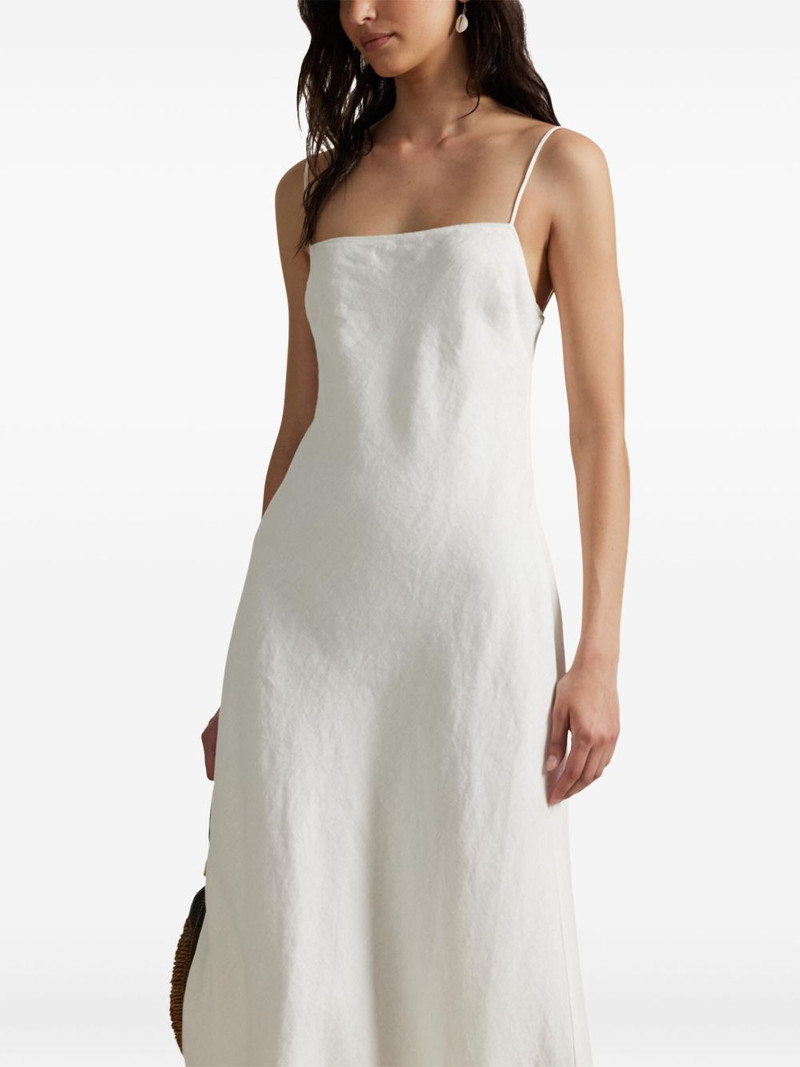sleeveless linen midi dress 4