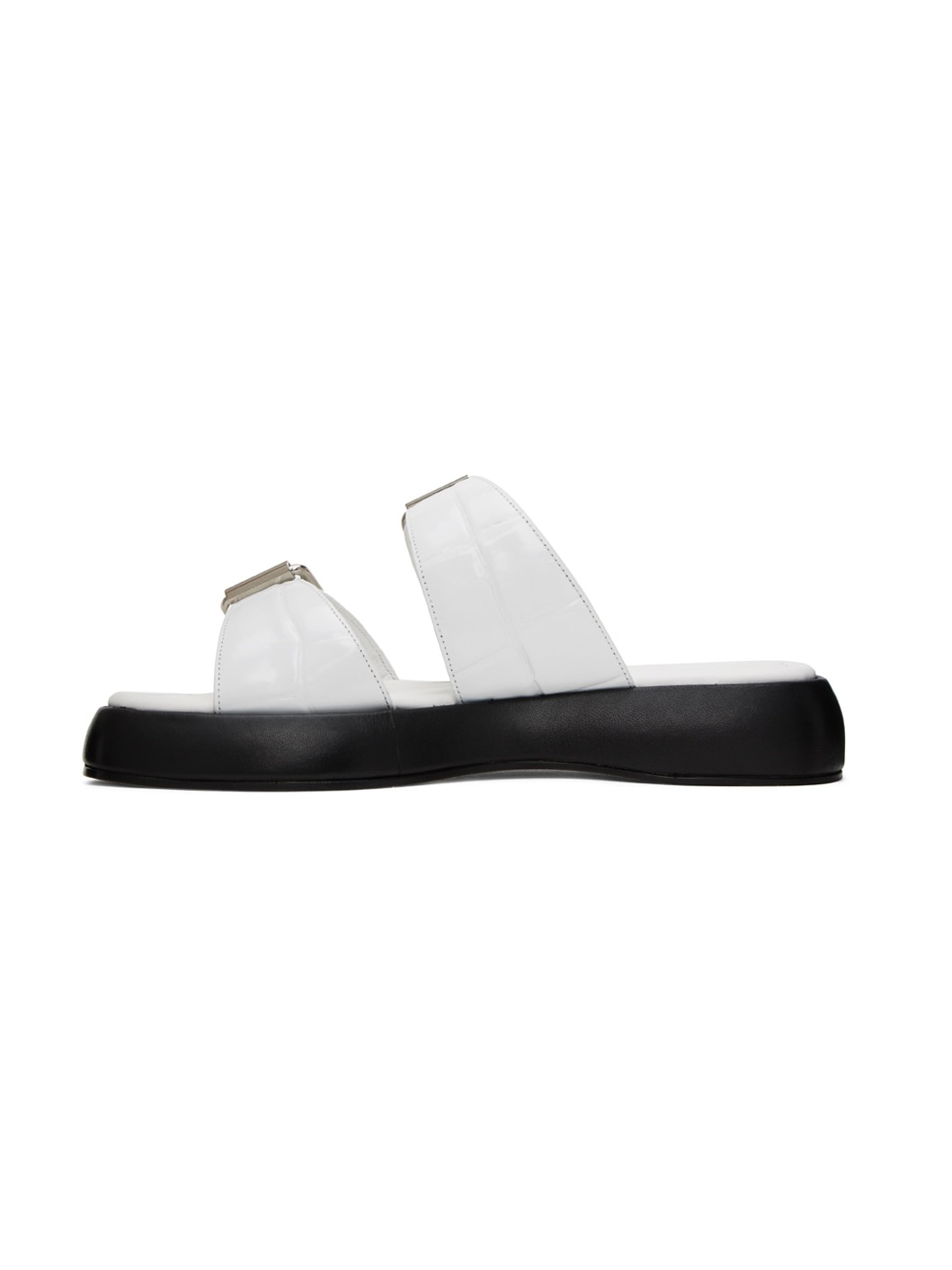 White Wyatt Sandals - 3