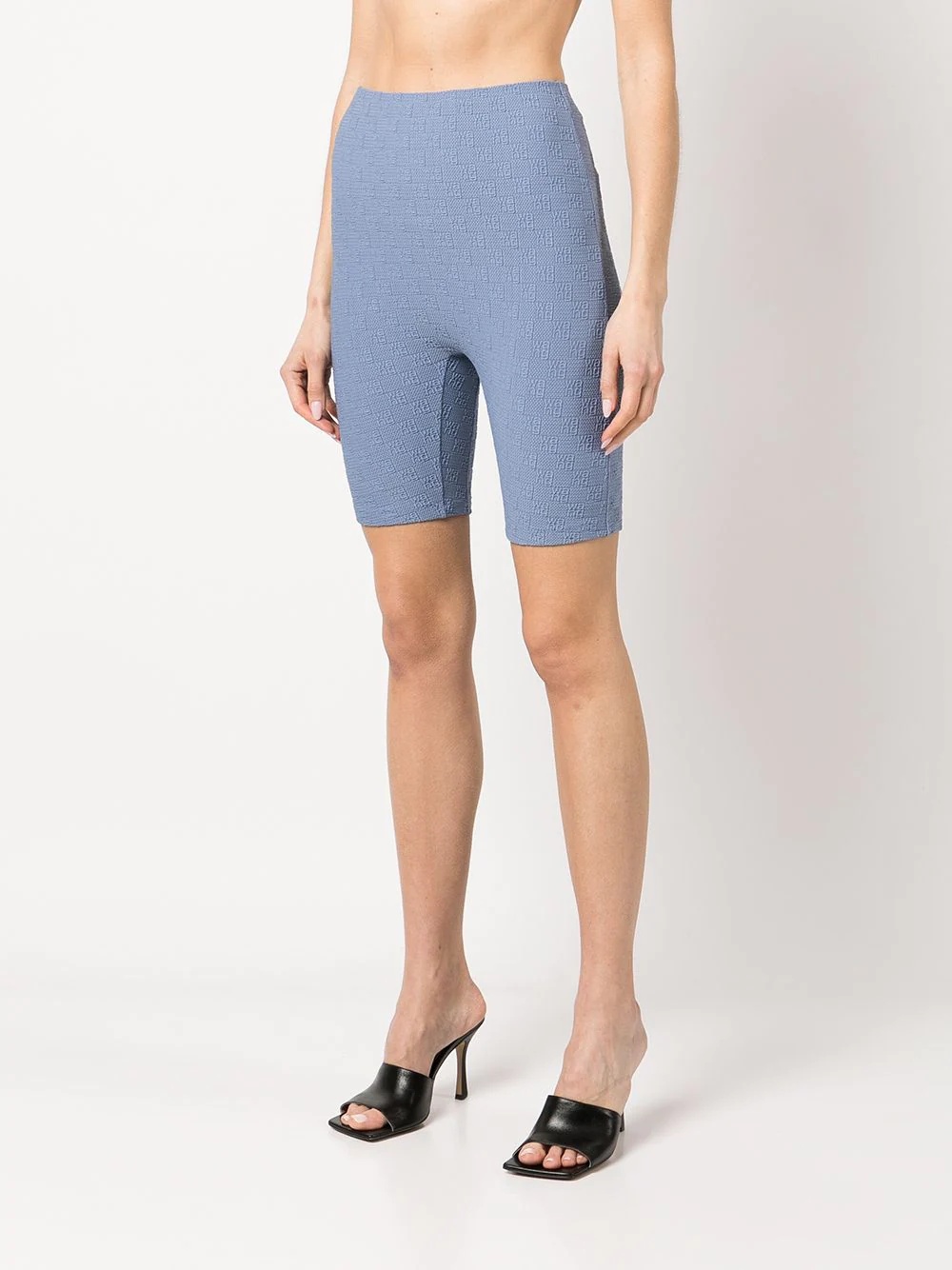 logo-check cycling shorts - 3