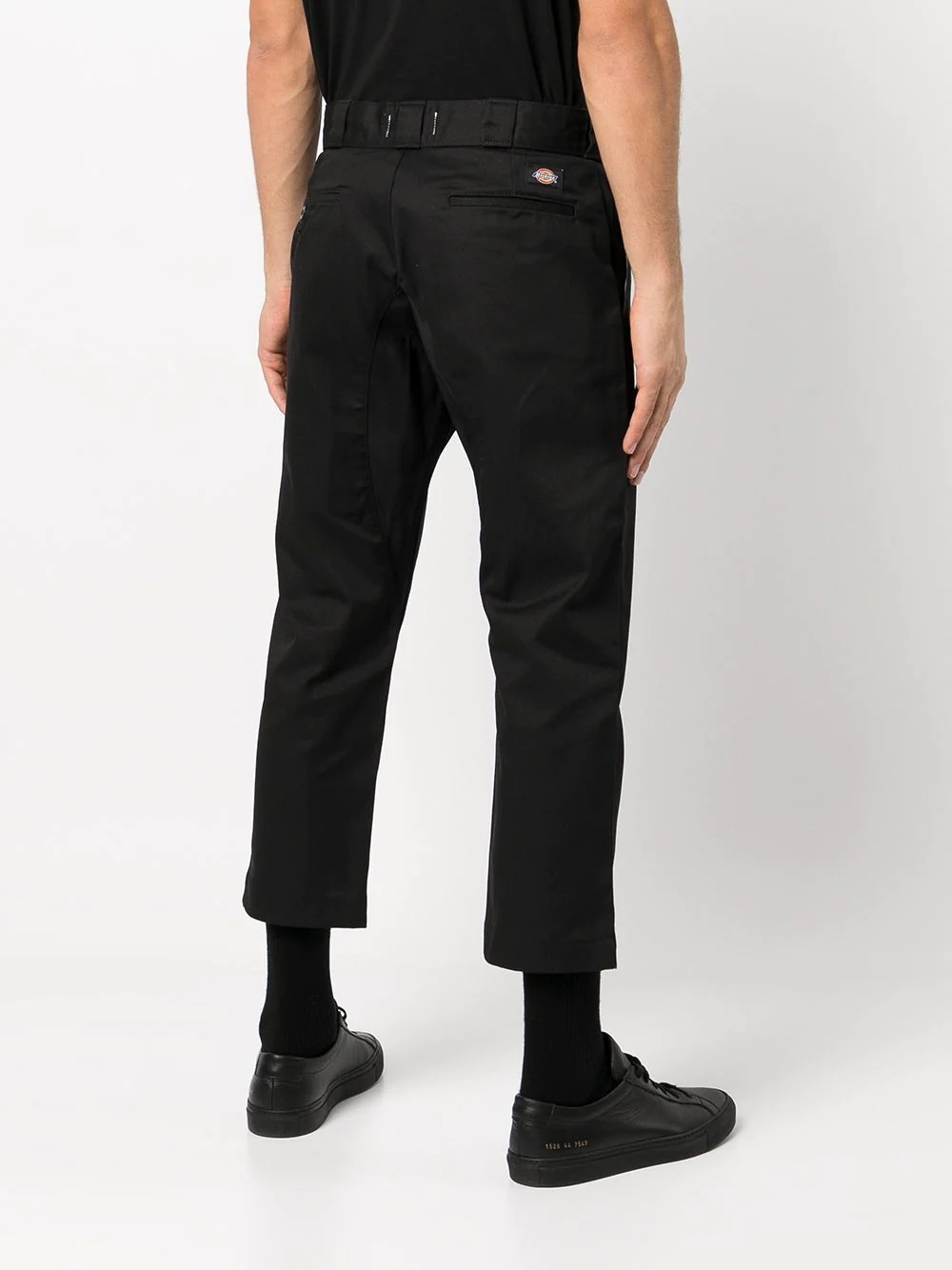 tailored-cut cropped trousers - 4