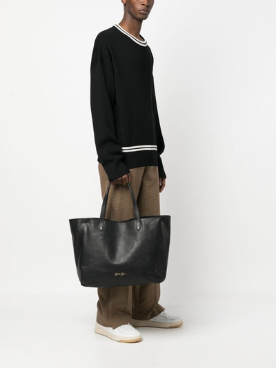 Golden Goose logo-print tote bag outlook