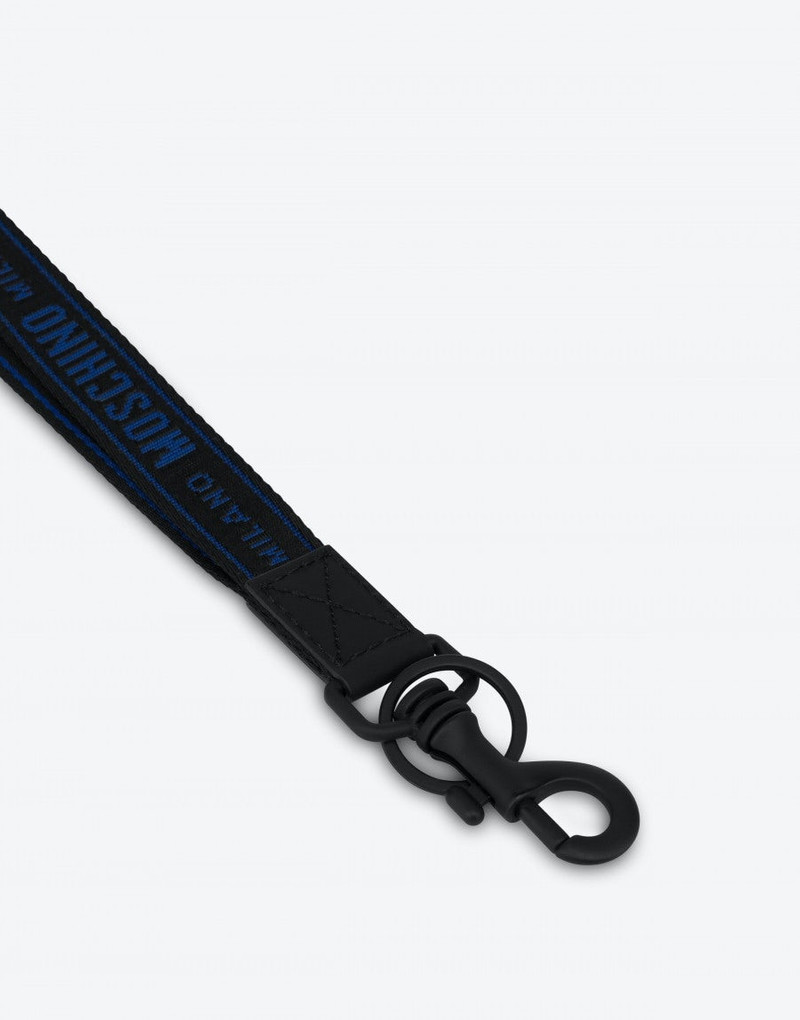 Moschino MOSCHINO RECYCLE KEYCHAIN WITH RIBBON outlook