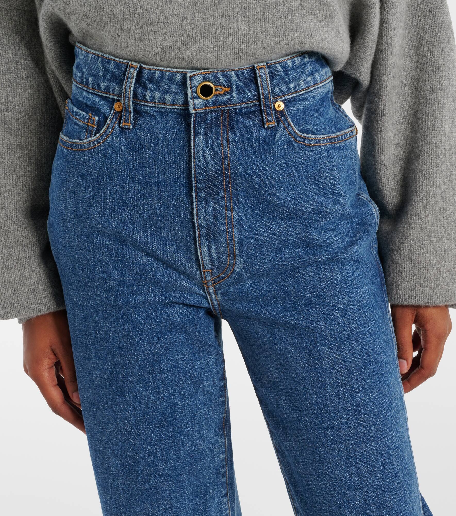 Abigail high-rise straight jeans - 4