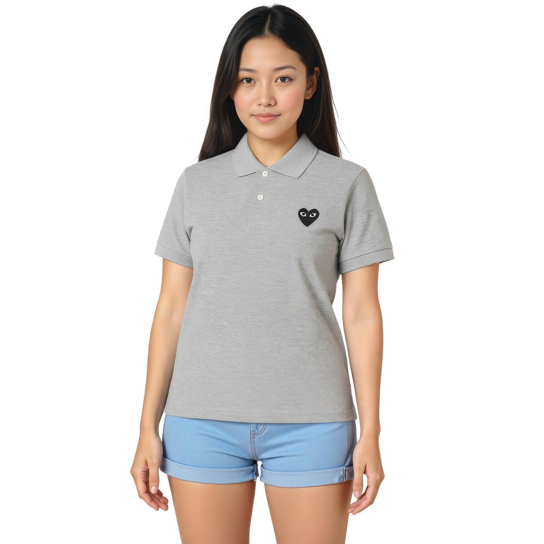 Polo T-Shirt Black Emblem Unisex - 2