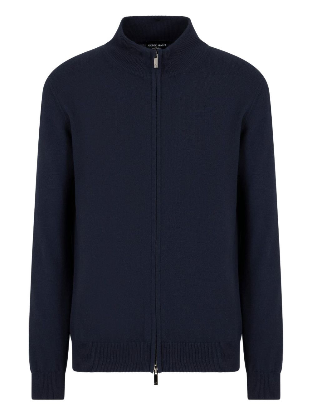 high-neck zip-up cardigan - 1