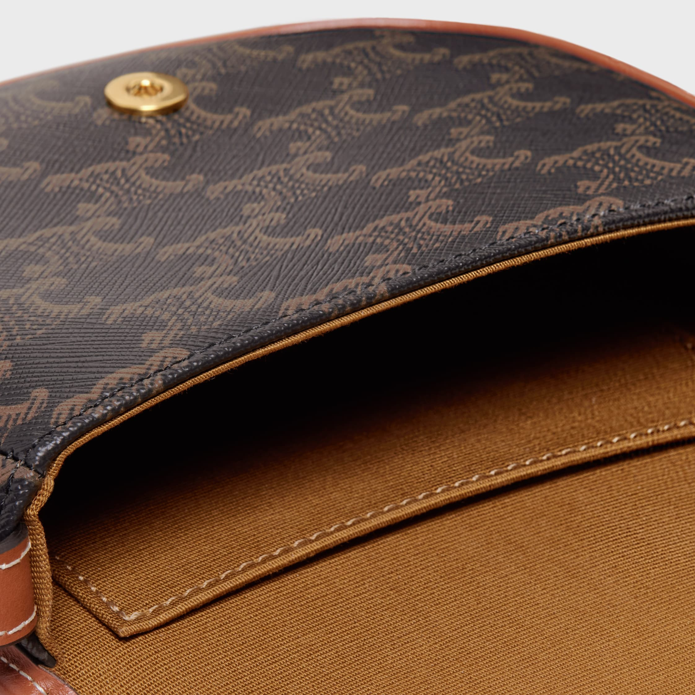 Mini Besace in Triomphe Canvas and calfskin - 4