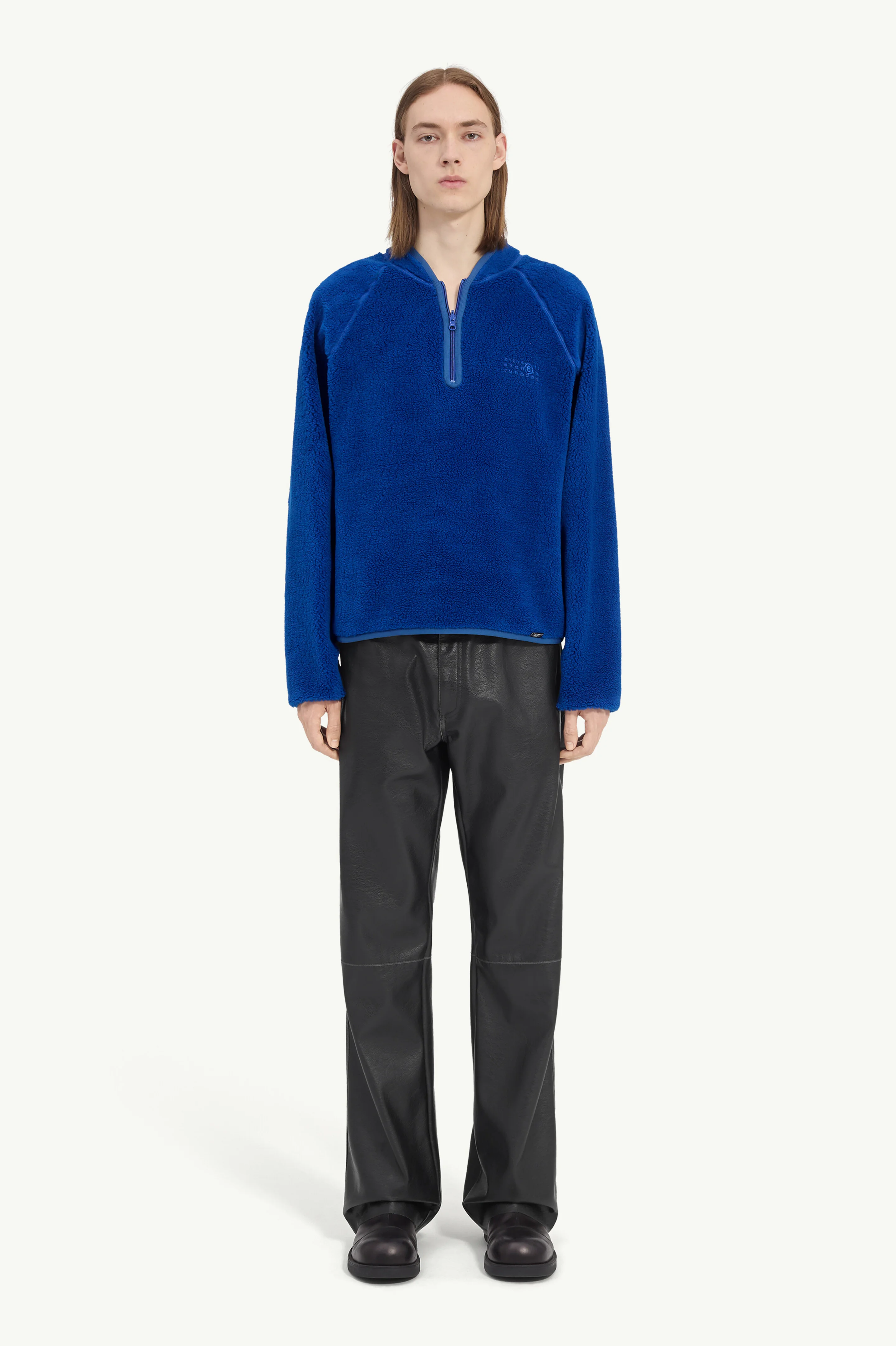 Reversible teddy fleece sweatshirt - 1