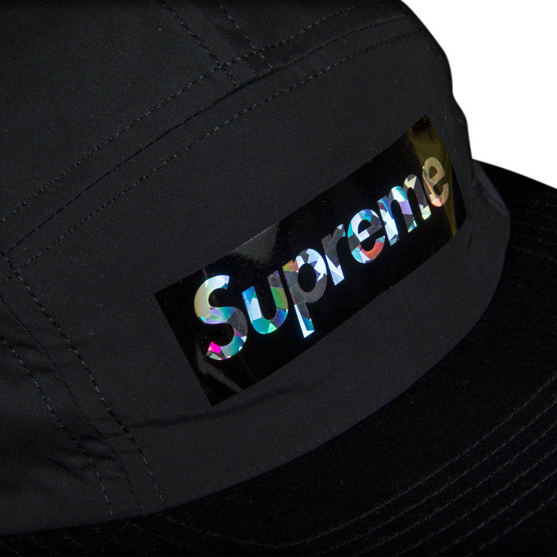 Supreme Supreme Holographic Camp Cap 'Black' outlook