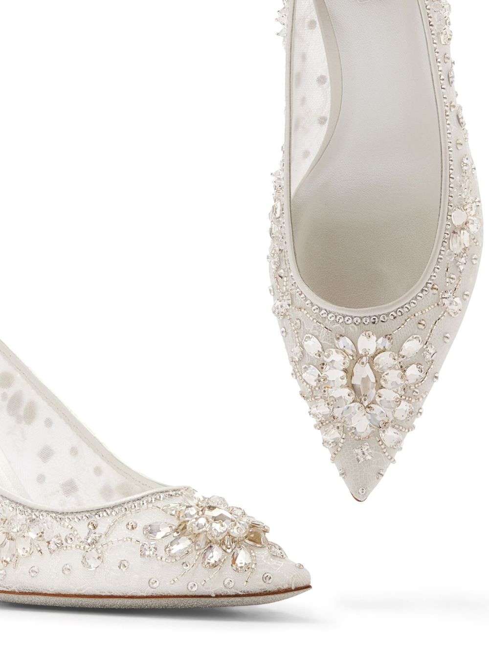 crystal-embellished pumps - 4