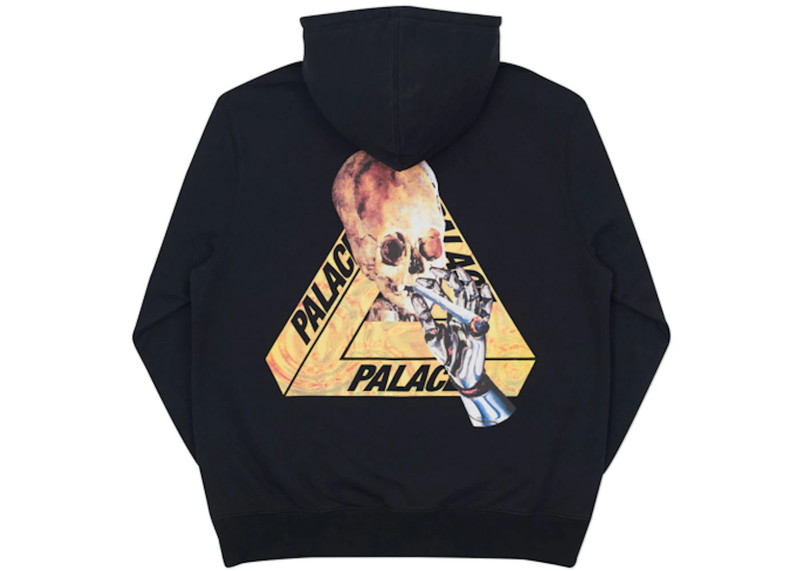 PALACE Palace Skeledon Hood Black/Yellow outlook