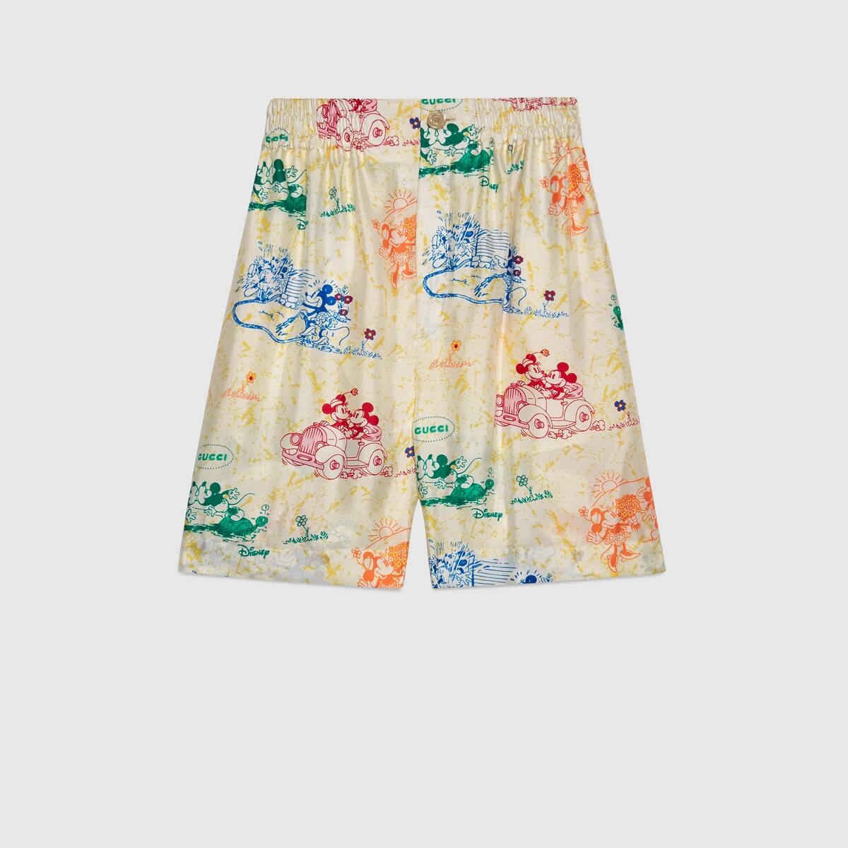 Disney x Gucci silk shorts - 1