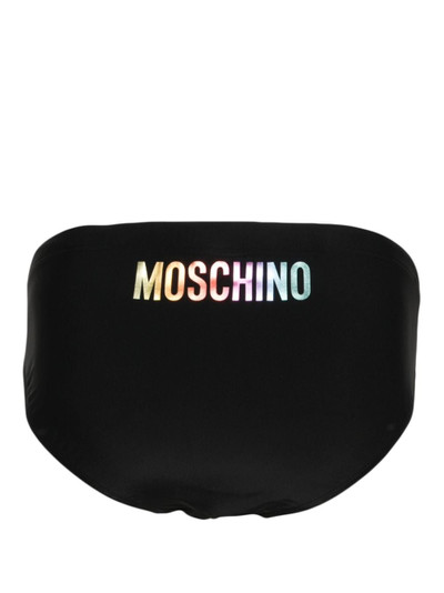 Moschino logo-print swimming trunks outlook