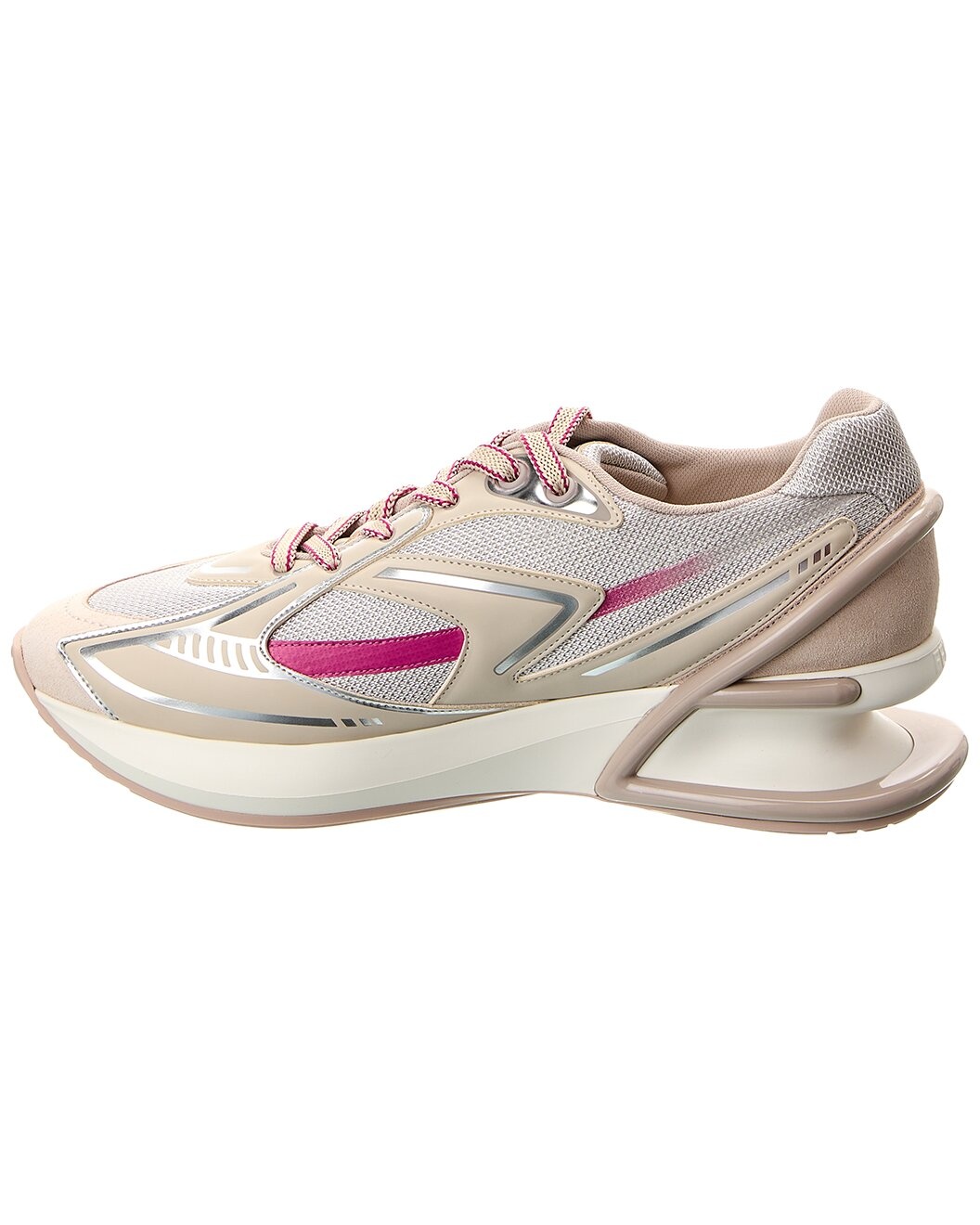 FENDI First 1 Tech Fabric & Leather Sneaker - 2