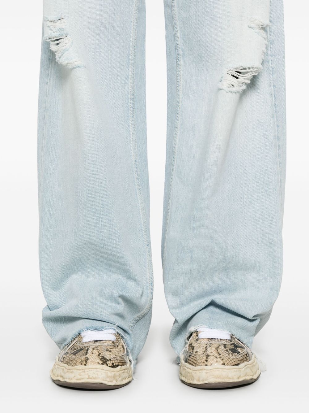 distressed jeans - 5