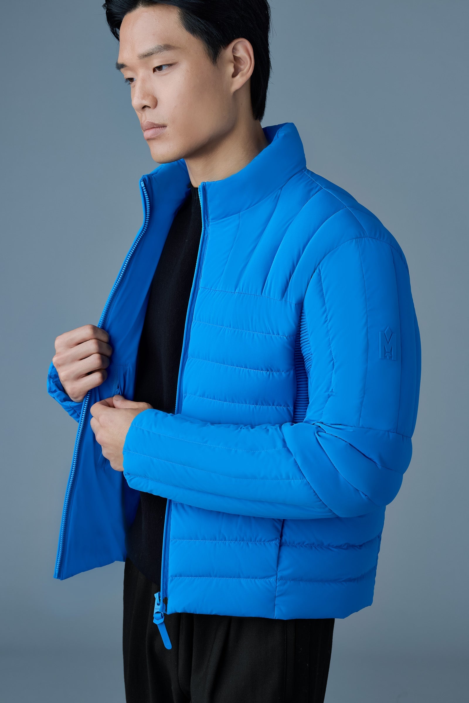 TRAVIS Perpendicular channel quilt down jacket - 5