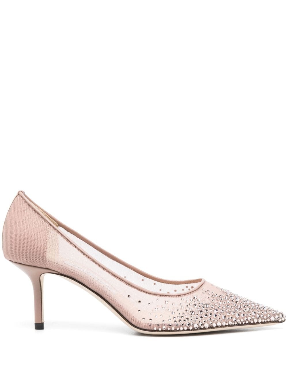 JIMMY CHOO Love 70mm crystal-embellished pumps | REVERSIBLE