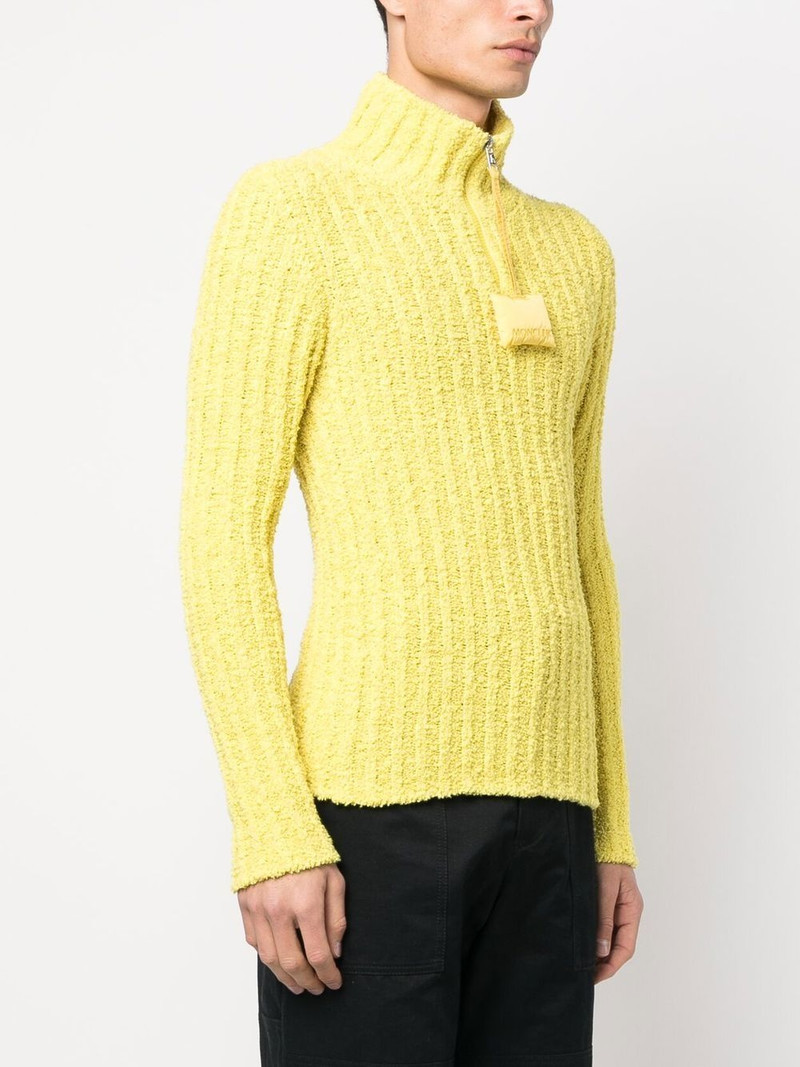 ribbed high neck jumper 3