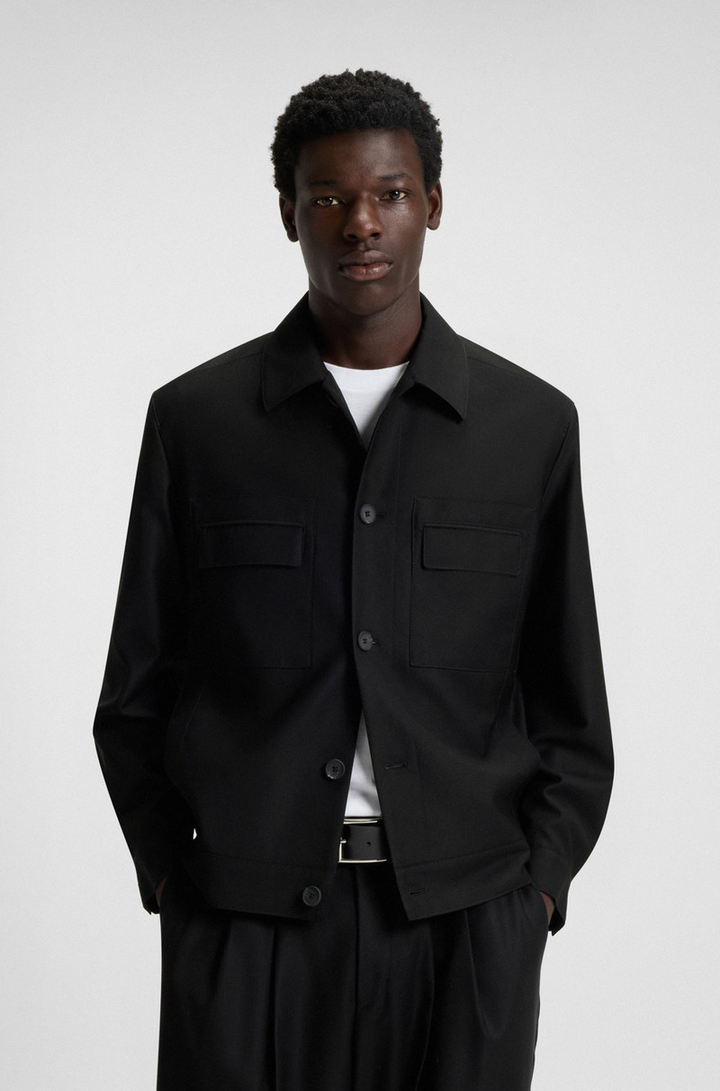 SLIM-FIT JACKET IN A VIRGIN-WOOL BLEND 2