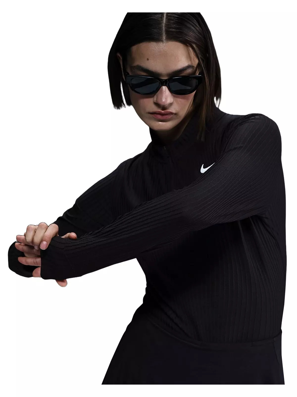 Women's Tour Dri-FIT ADV 1/2 Zip Golf Top - Black - 3