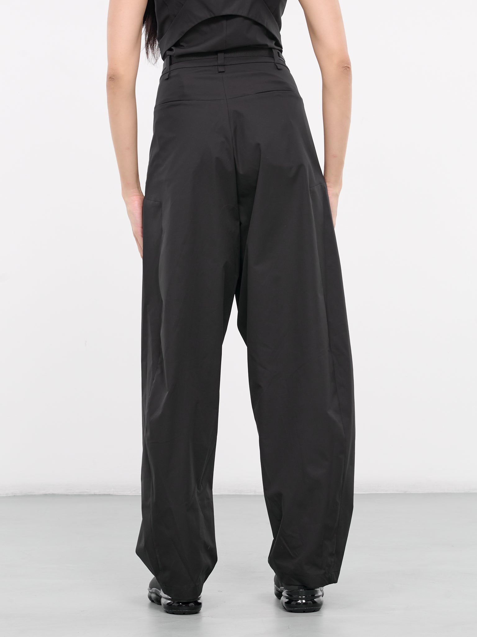 Belted Wide Pants - 3