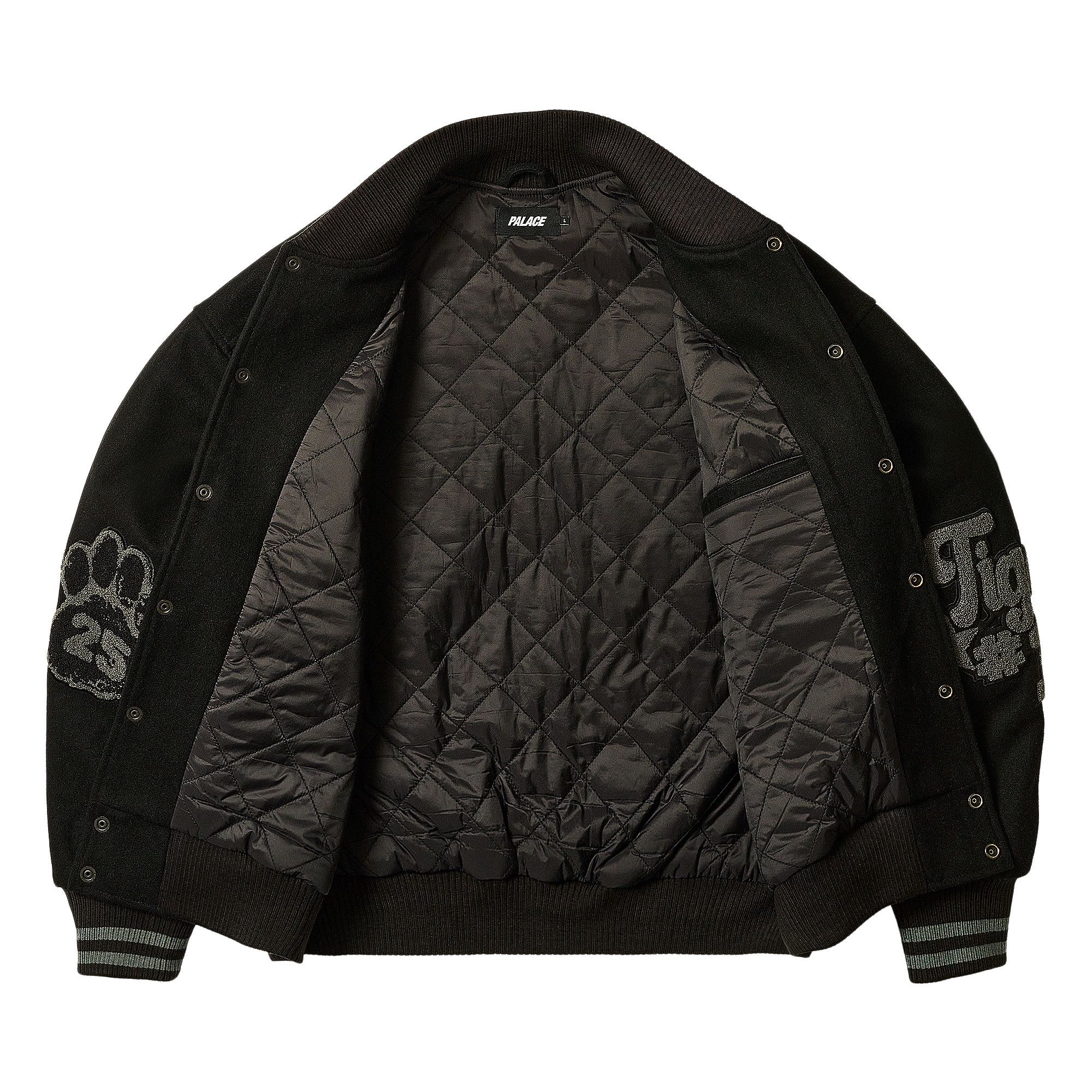 Palace Tora Tora Varsity Jacket 'Black' - 2