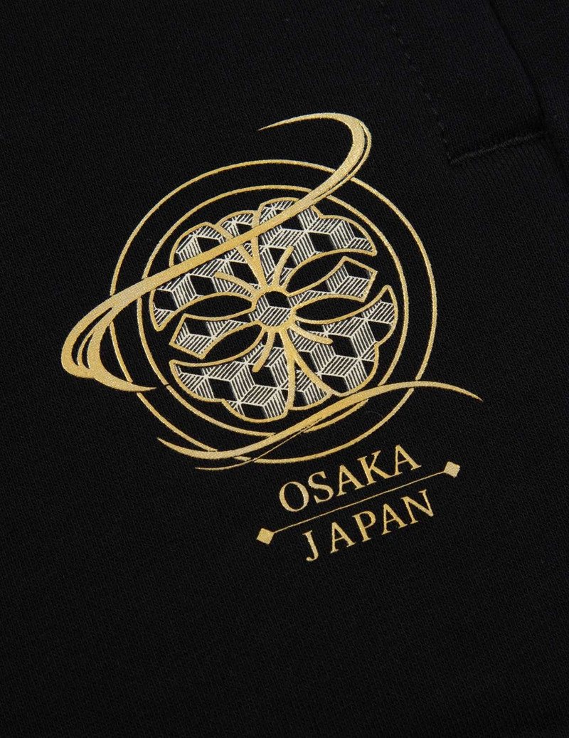 EVISU BRUSHSTROKE DAICOCK PRINT SWEATPANTS outlook