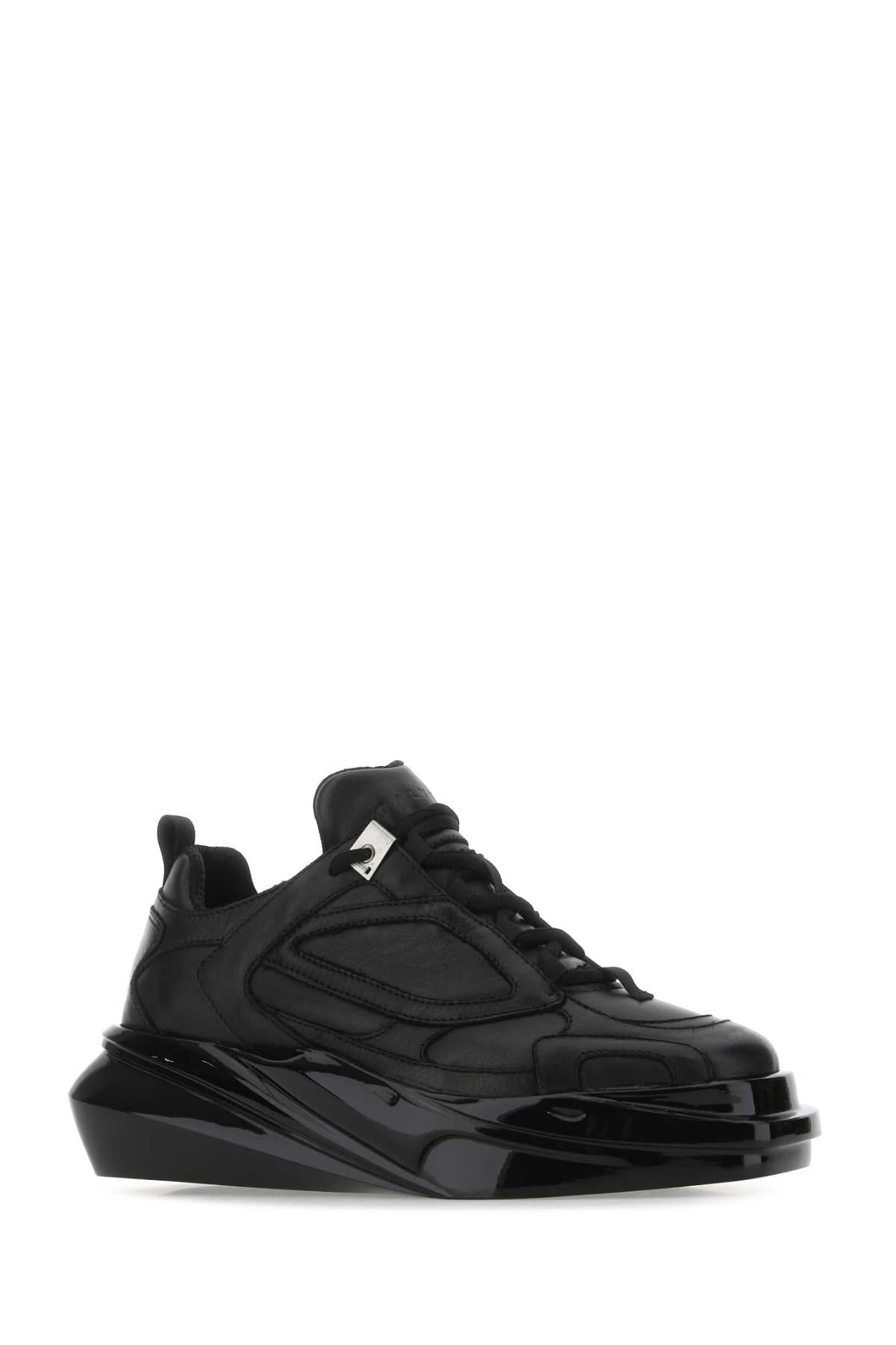 Alyx Women Black Leather Hiking Sneakers - 2