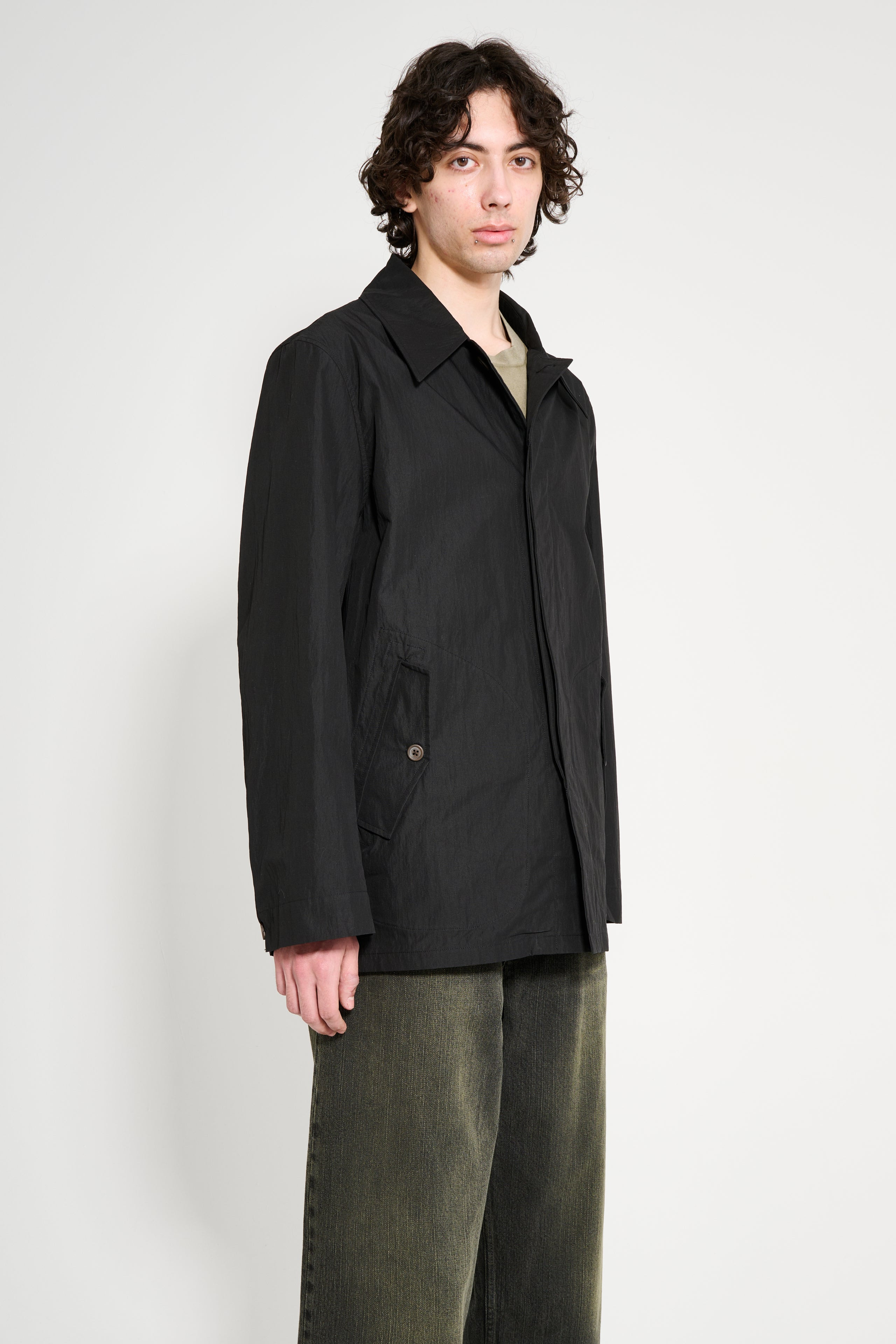 OUR LEGACY LEAD JACKET BLACK HIKING COTTON - 3