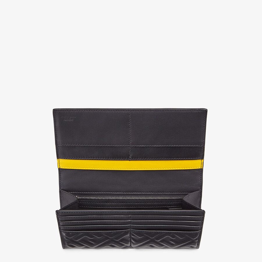 Black nappa leather wallet - 3