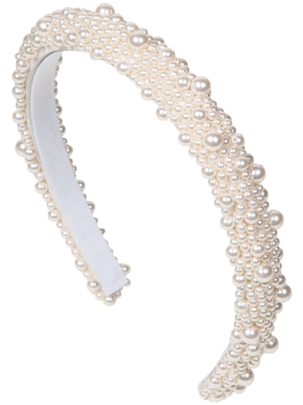 Brittany pearl-detailing headband - 1