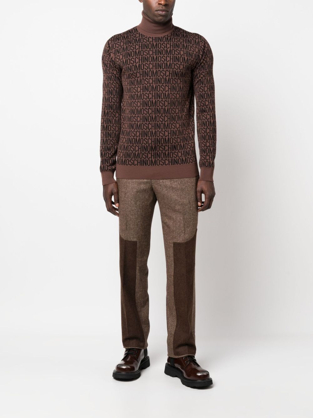 roll-neck virgin wool jumper - 2