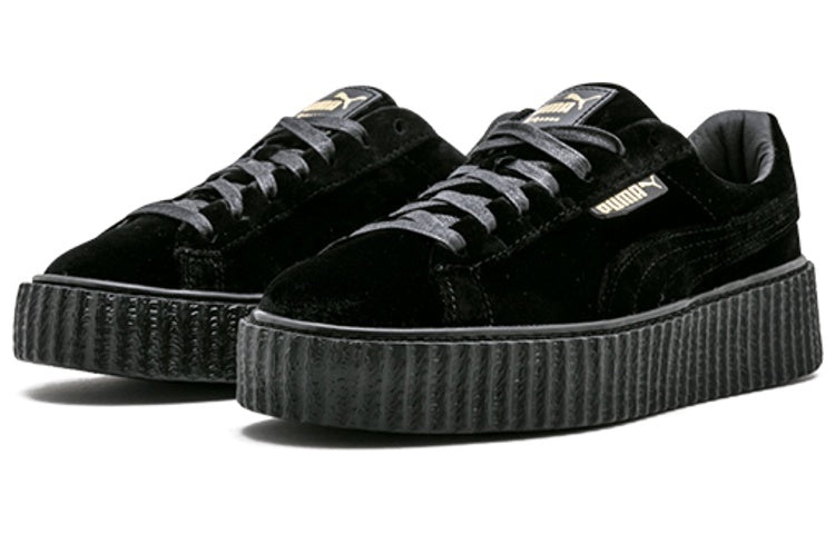 (WMNS) PUMA Fenty x Velvet Creeper 'Black' 364466-01 - 2